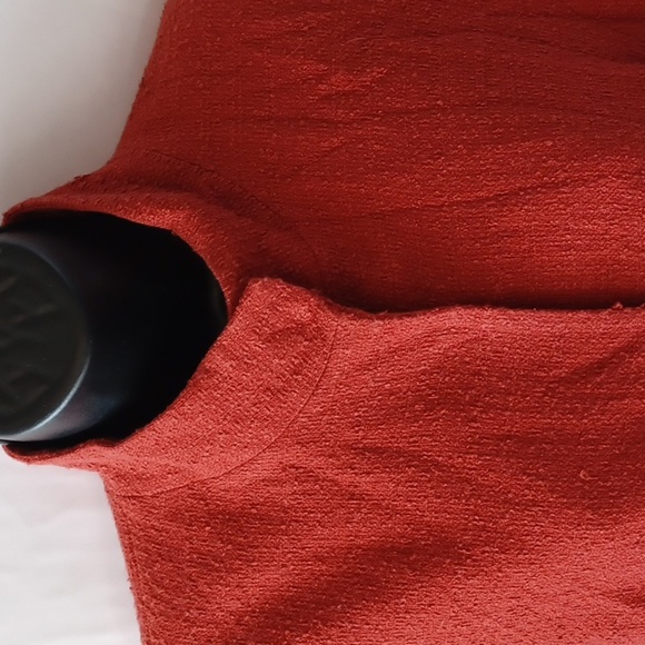 FOCUS 2000 Coat Women's 12 Burnt Orange Retro Two Front Pocket Lining - Picture 2 of 9